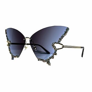 y(♡) Delphie | Black Butterfly Frame Sunglasses | Jimmy Choo